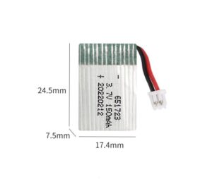 Аккумулятор, элемент высокотоковый 651723 3.7 V, 20C, PH1.25 емкость 150 mAh. Купить заказать в Кактус-Мобайл